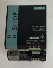 SIEMENS 6EP1334-3BA00 SITOP MODULE 10A 1/2PH POWER SUPPLY 24VDC