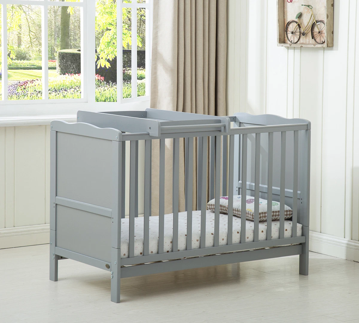 Cot clearance bed grey