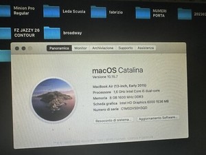 Mac Book Air Early 2015 UK Tastatur