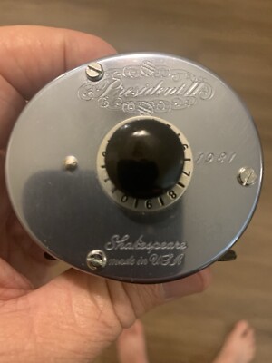 Vintage NOS Shakespeare President II 1981 Baitcasting Fishing Reel