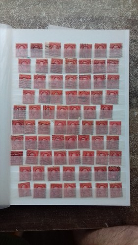 World stamp collection in 32 side Green WH Smith stamp stock book A4 size - 第 4/24 張圖片