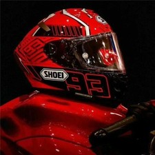 Shoei Full Face Helmet Motorcycle X14 Spirit 3 Ducati V4 Red Marc Marquez 93 For Sale Online Ebay