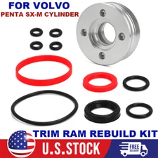 FOR VOLVO PENTA SX-M SX-C/R DP-SM CYLINDER TRIM RAM REBUILD KIT 3857470,3857471