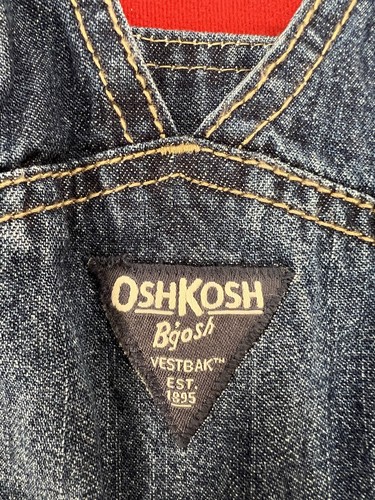 NWT Oshkosh Bgosh Blue Denim Overalls 18M - NEW w/Tags - Picture 8 of 10
