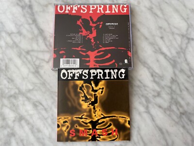 The Offspring Smash CD USA Inserts JAPAN DISC! 1994 Epitaph