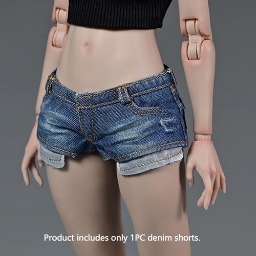 1/6 Scale Female Soldier Fashion Trendy Denim Shorts Hot Pants for 12in Figure - Picture 21 of 21