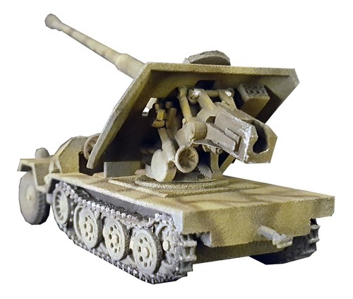 CS 72006 Selbstfahrlafette SFL 8,8cm PAK 43 L-71 auf Sd.Kfz.2 Resin Customscale - Picture 3 of 3