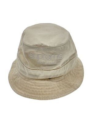 Supreme Hat 24SS Chino Twill Crusher Natural S M Cotton Supreme Hat 24SS Chino Twill Crusher Natural S M Cotton