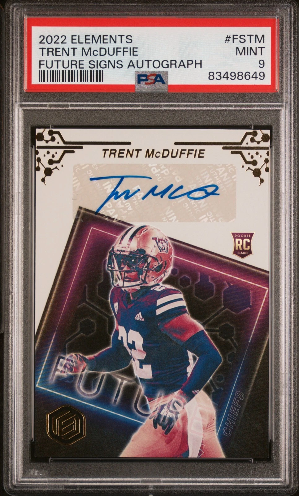 Trent McDuffie Panini Elements Future Signs Autographs #FSTM Base