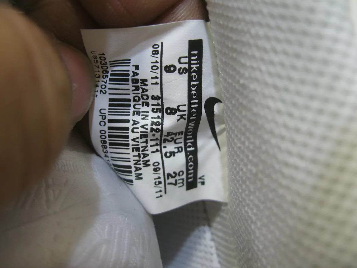 new Nike Air Force 1 07 Shoes White/White 315122-111 men Size 9 | eBay