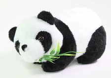 7" Cute Panda Eating Bamboo Stuffed Plush Animal Toy Birthday Gift USA Seller