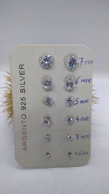 Meissa Anelli di Fidanzamento in Argento 925 Sterling con Zirconia