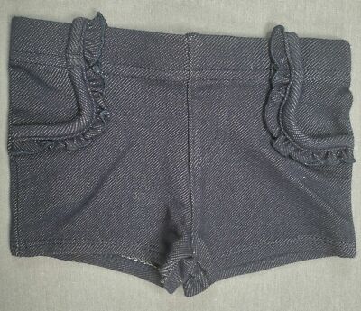 Baby Girl Clothes Nwot Garanimals Newborn Dark Ruffle Elastic Waist Shorts 