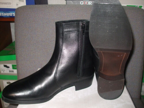 MENS SCIMITAR BLACK ZIP BOOTS SIZE 8 - Picture 2 of 5