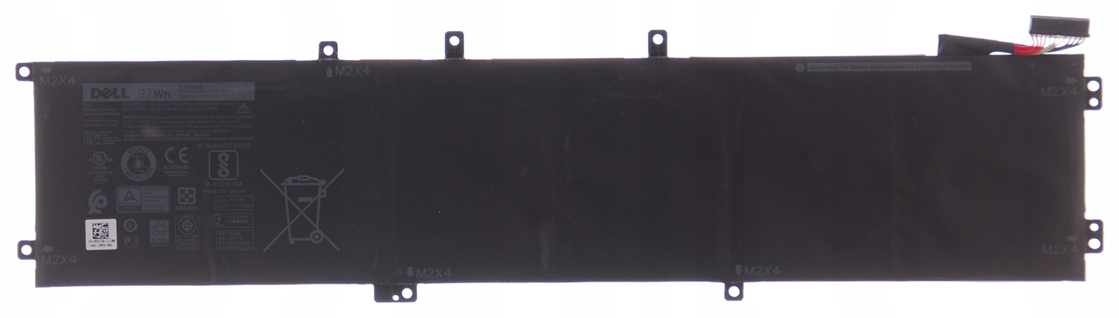 DELL XPS 15 9550 9560 9570 7590 Precision 5510 5520 5530 5540 6GTPY Akku