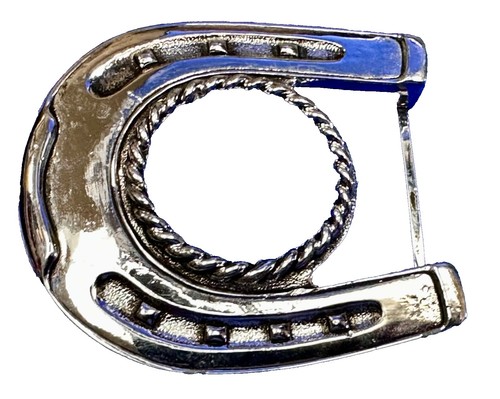 Vintage Silver Tone Coin Disk Metal Medallion Waist Belt  display picture 1