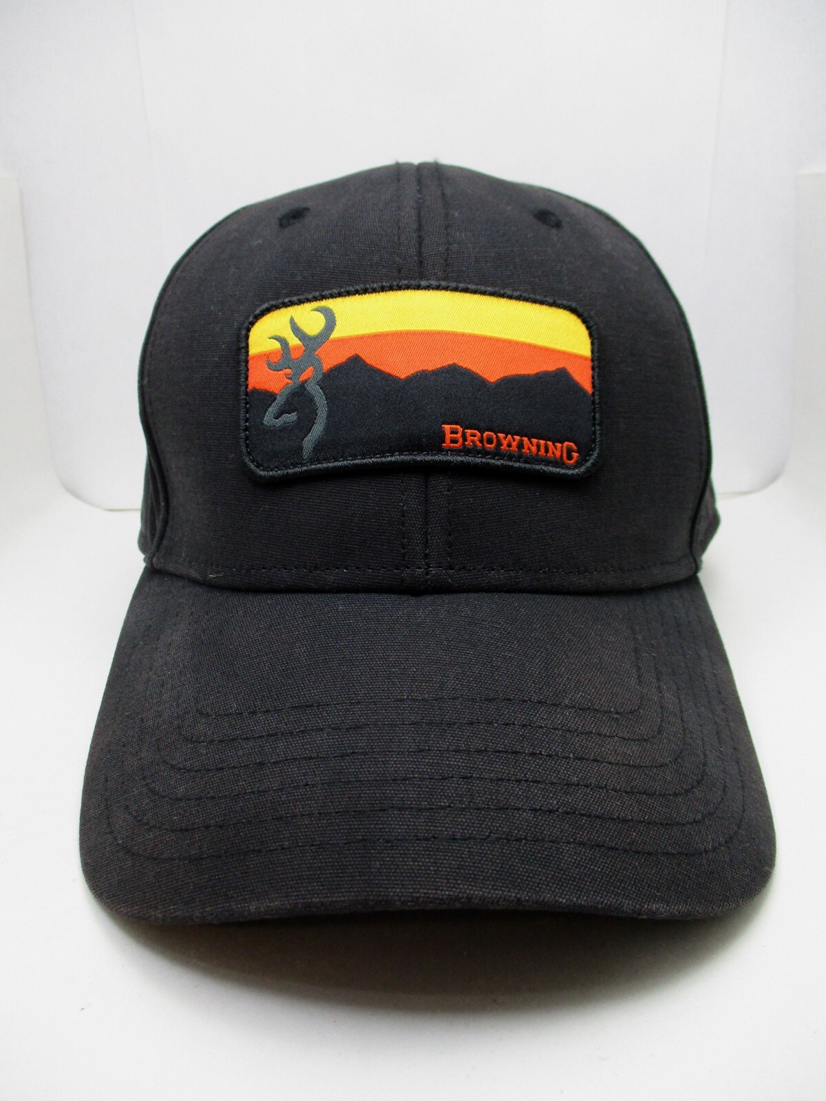 BROWNING Firearms Patch Cap / Hat LOGO Sunset Mou… - image 3