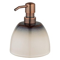 SchöNer Wohnen Osteto Seifenspender NachfüLlbar Beige Edelstahl Keramik 425 Ml