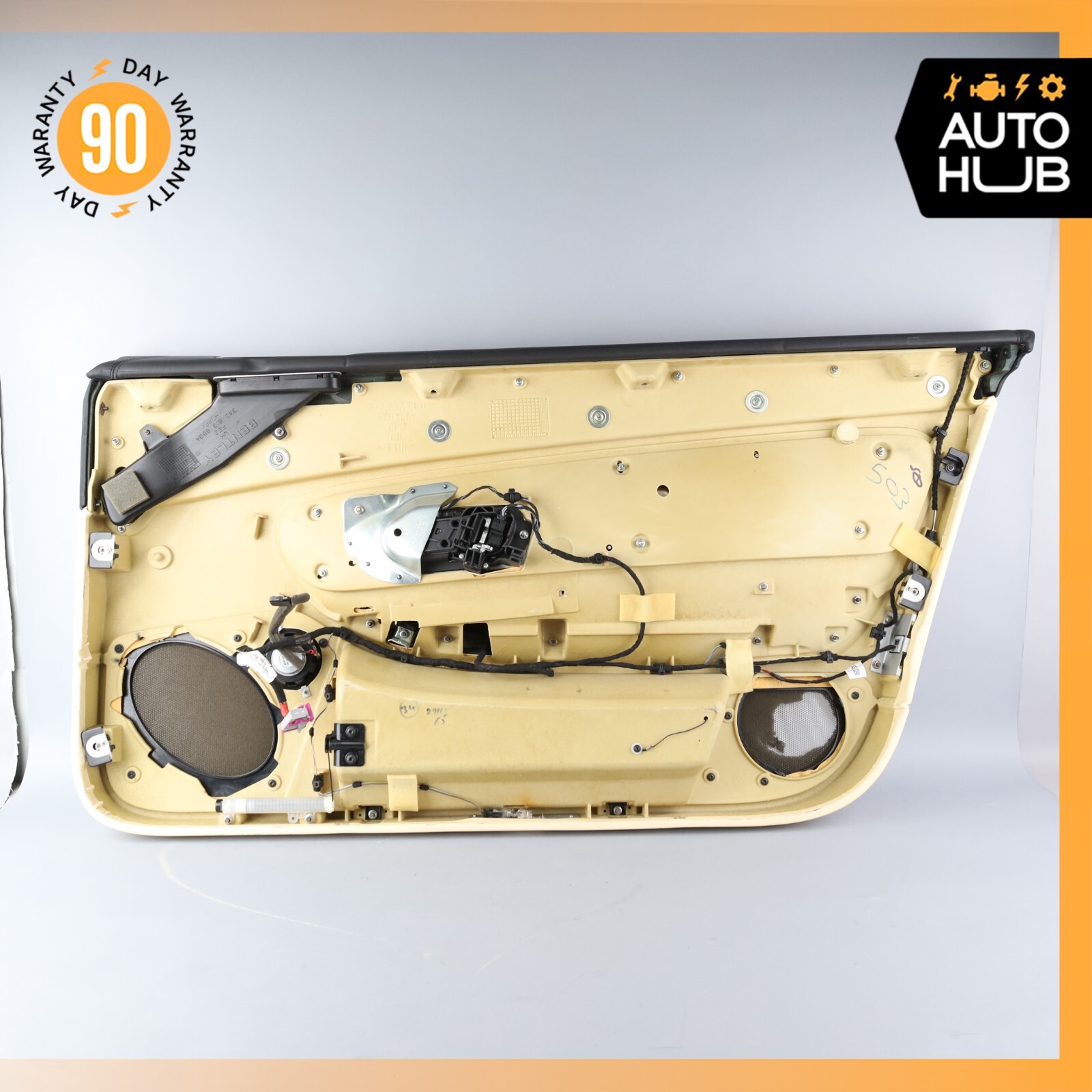 07-11 Bentley Continental GTC Left Driver Side Interior Door Panel OEM 63k