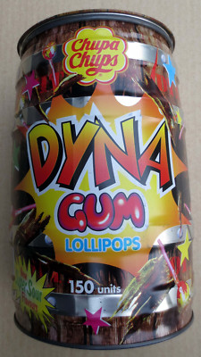 Chupa Chups Lollipops Blechdose Dose Werbung Dyna Gum Faß Dynamit Dynamit Blech