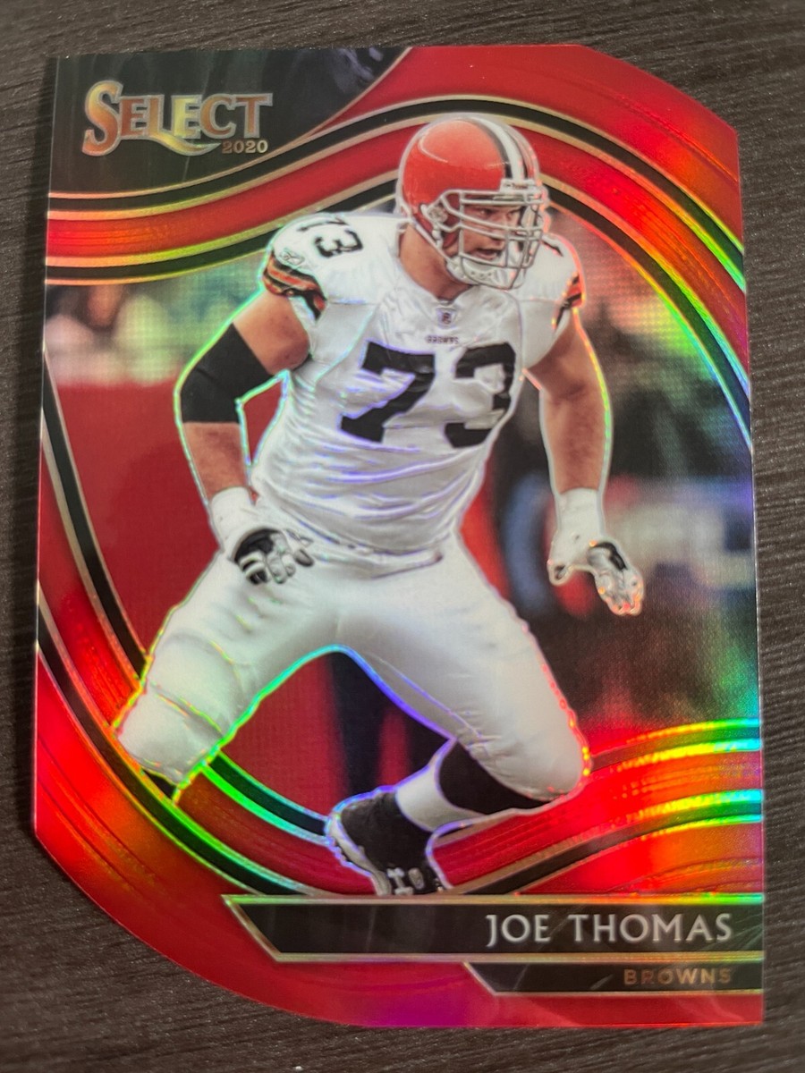 2020 Panini Select Joe Thomas #337 Red Field Level Die Cut Prizm