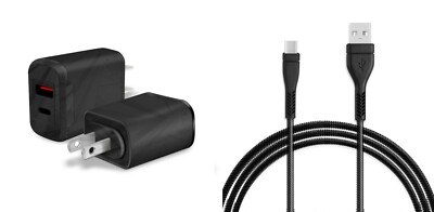 Wall Charger+USB Cord for Samsung Galaxy Tab A7 Lite Tablet SM-T220 T225 (2021)