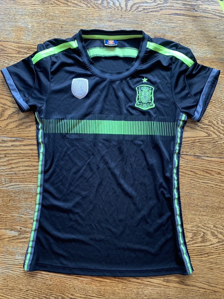 Maillot Equipe De France (Espagne) Extérieur 2013 – Noir, Taille M