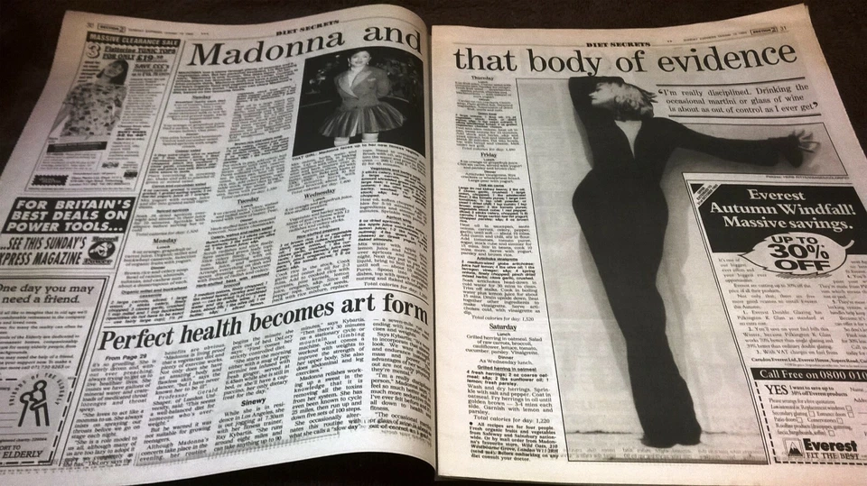 MADONNA on Cover & Within THE WEEK (Review Magazine). Oct 1993. Free UK Post - Image 2 of 2