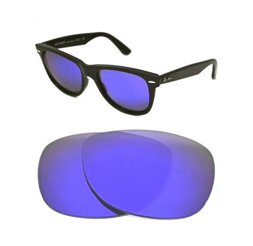 Nuovo Polarizzato Personalizzato Viola Lenti Fit ray ban Wayfarer 2140 54mm  Sole | eBay