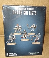 ⚔️ WARHAMMER 40K - FUORI PRODUZIONE - CLASSIC - CHAOS CULTIST - NUOVO CON SCATOLA ⚔️