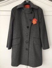 £950 Vivienne Westwood Red Label Grey Wool Coat - Made In Italy