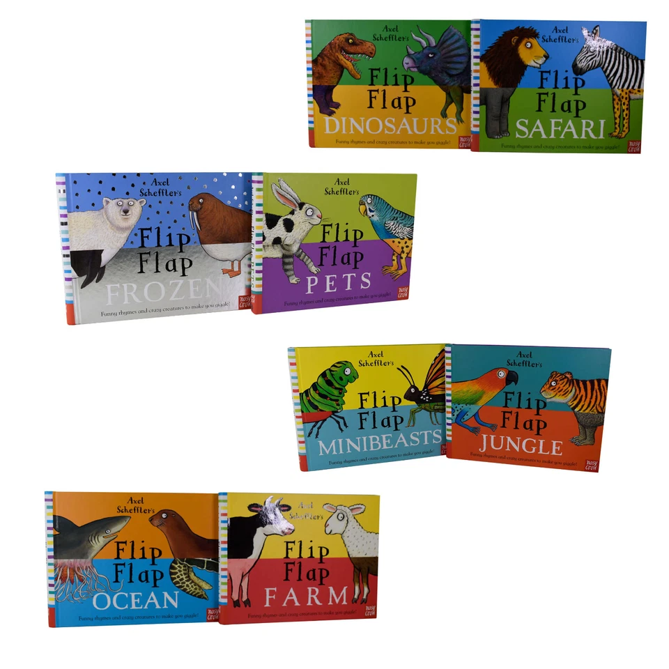 Axel Scheffler's Flip Flap Series 8 Books Collection - Age 0-5 - Hardcover - Image 2 of 4