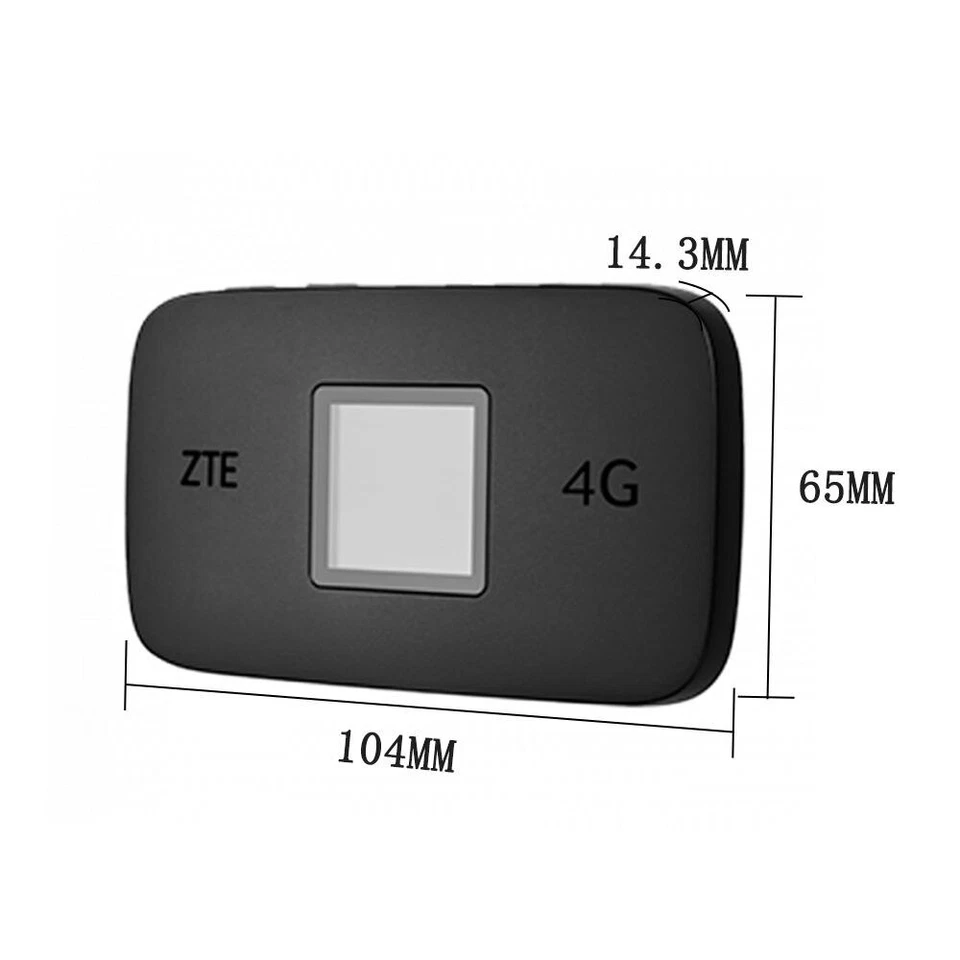 Unlock ZTE MF971V 300Mbps 4G+ LTE Cat6 Mobile WiFi Hotspot Router +2pcs Antennas - Image 4 of 4