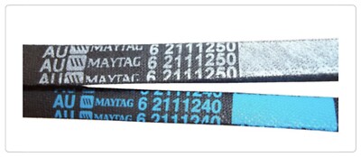 12112425 Whirlpool Washer Belt Kit (2 Belts) - Genuine FSP OEM