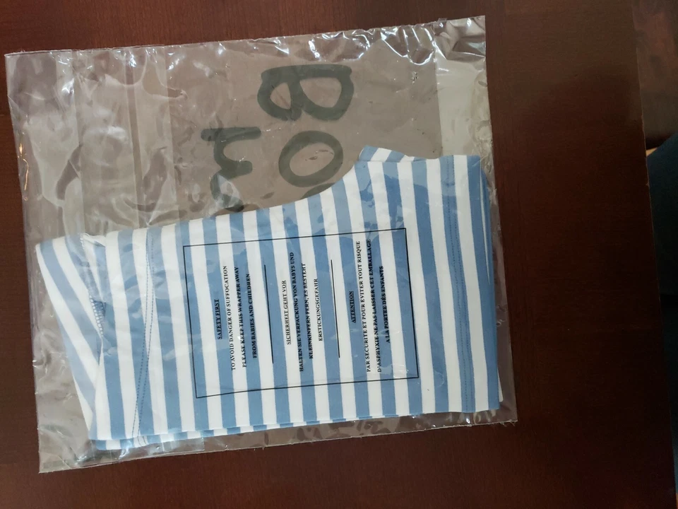 NWT Mini Boden Essential shorts playground blue striped 4-5 - Image 2 of 2