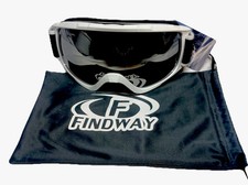 Findway Ski Goggles Over Glasses Snow/Snowboard Goggles White/ With Bag And Tags