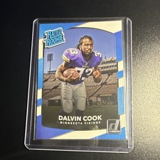 2017 Panini Donruss Rated Rookie Dalvin Cook #343 Minnesota Vikings NFL