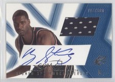 2001-02 SPx Signed Rookie Jersey 763/800 Brandon Armstrong (Blue) #95 Auto 0v1