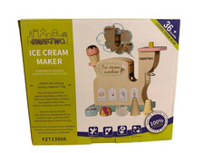 Brand New Smartwo Ice Cream Maker Pretend Play Wooden Toy 3+
