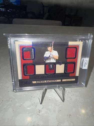 2025 PANINI THREE AND TWO FULL COUNT SWATCHES ROMAN ANTHONY 15/15 FCS-RA RC!!!
