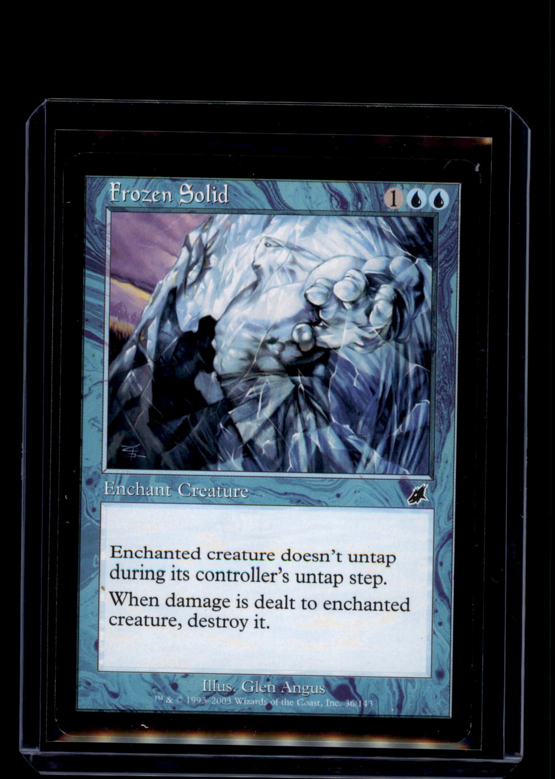 MTG Frozen Solid #36 Common Scourge