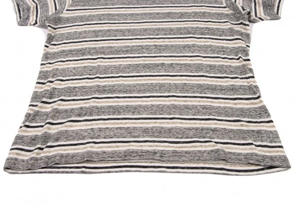 Camiseta a Rayas Yohji Yamamoto POUR HOMME Talla 3 (K-131916) Foto 4 de 4