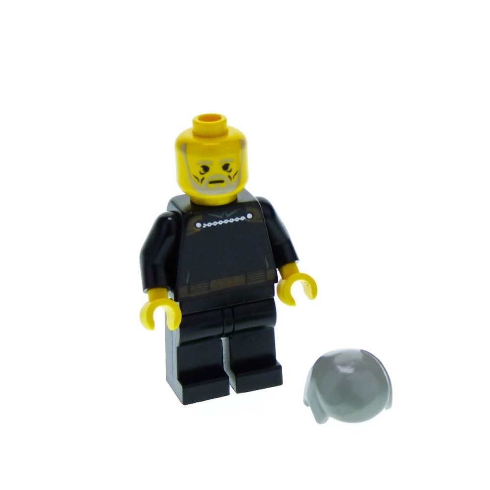 1X Lego Minifigure Star Wars Episode 2 Count Dooku Gray 7103 SW0060