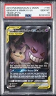 New Listing2019 POKEMON SUN & MOON TEAM UP #165 FULL ART/GENGAR & MIMIKYU GX PSA 10