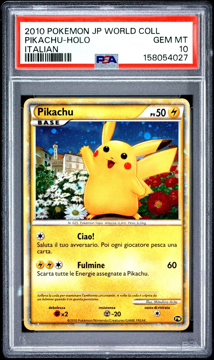 Pokémon Pokémon TCG Grade 10 Italian Collectible Individual Card