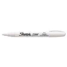 Sharpie - Paint Marker, Oil Base, Permanent, Fine 1 count (Pack of 1), White 