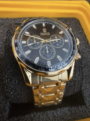 Montres Prestige MPW-0344 INVICTA 44.5mm Metal Gold Black PC21S