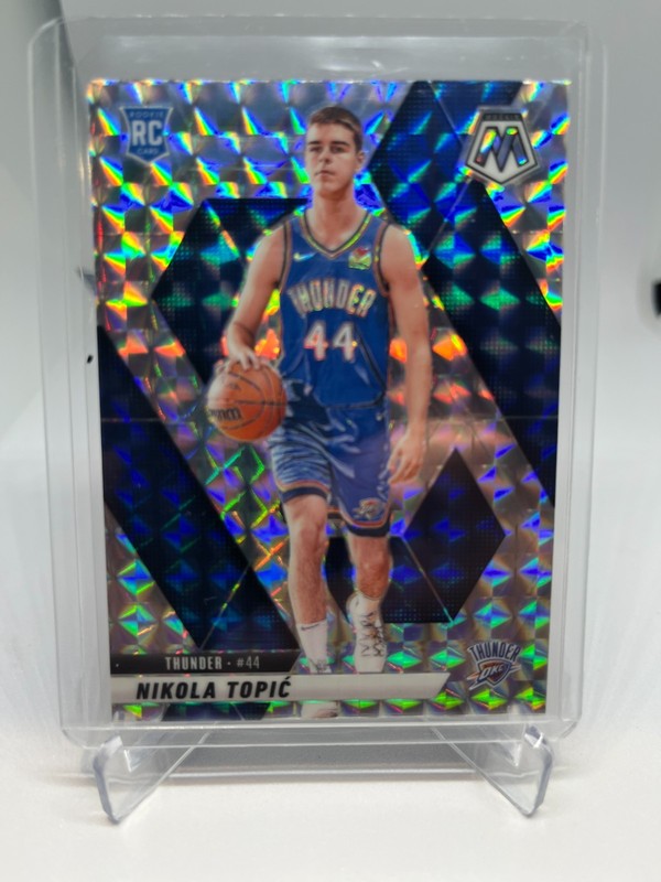 2024-25 Panini Mosaic - Rookies Nikola Topic #242 Mosaic Prizm (RC)