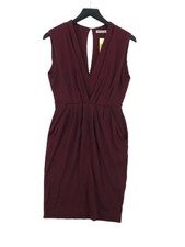 Whistles Bodycon Midi Dress UK10 in Purple