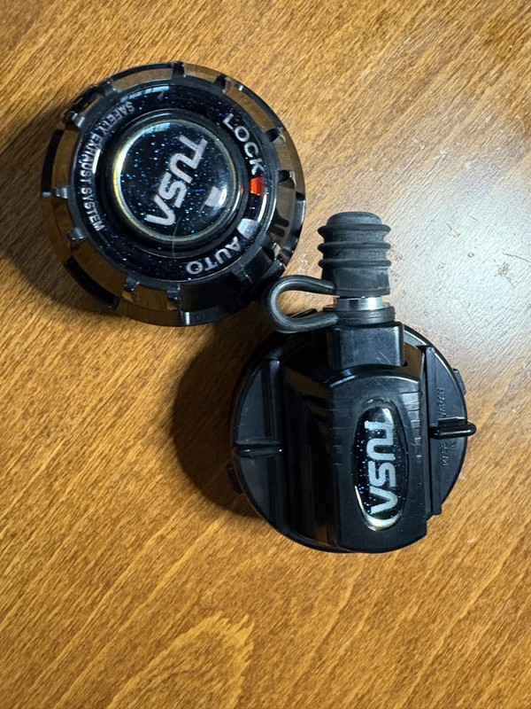 TUSA Dry Suit Valve Set – NOS Inflator + Auto Exhaust + Caps – Made in Japan – N